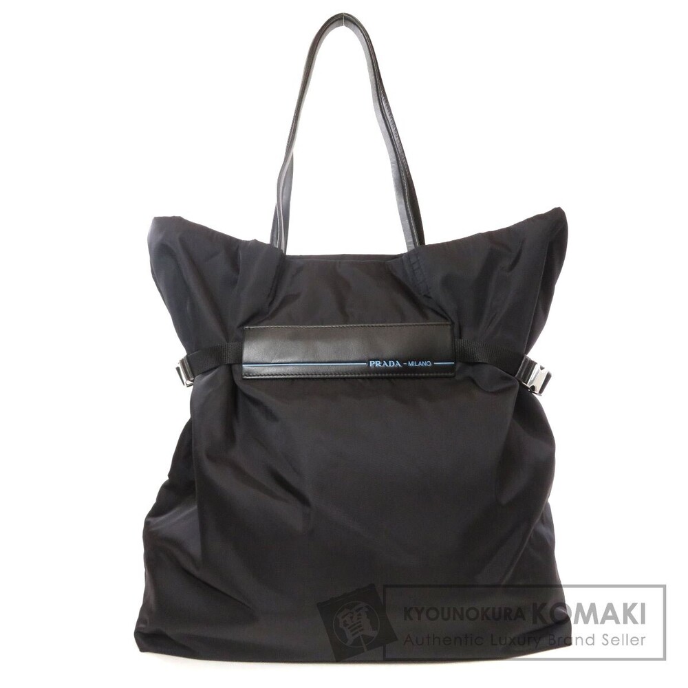 Prada logo motif tote bag